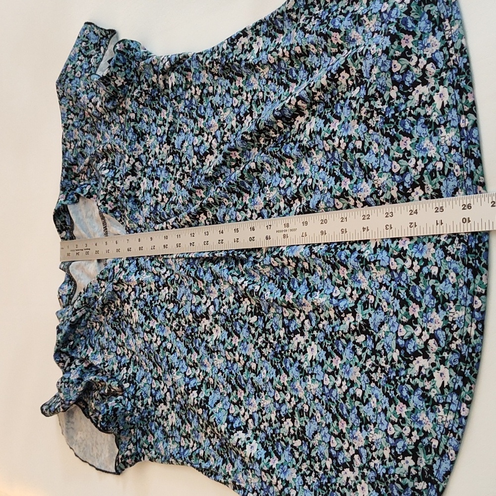 Bundle of 2 Cotton Knit T Shirts Size L Spring Summer Casual Floral Comfy Flowy - Picture 9 of 12